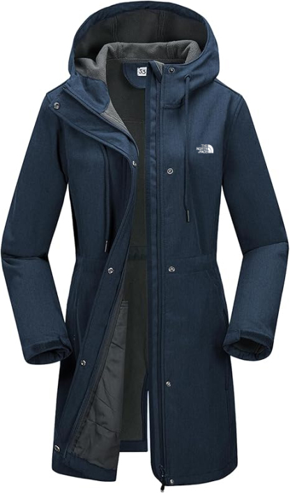 Women’s Lightweight Softshell Jacket with Hood Waterproof Ladies Functional Jacket