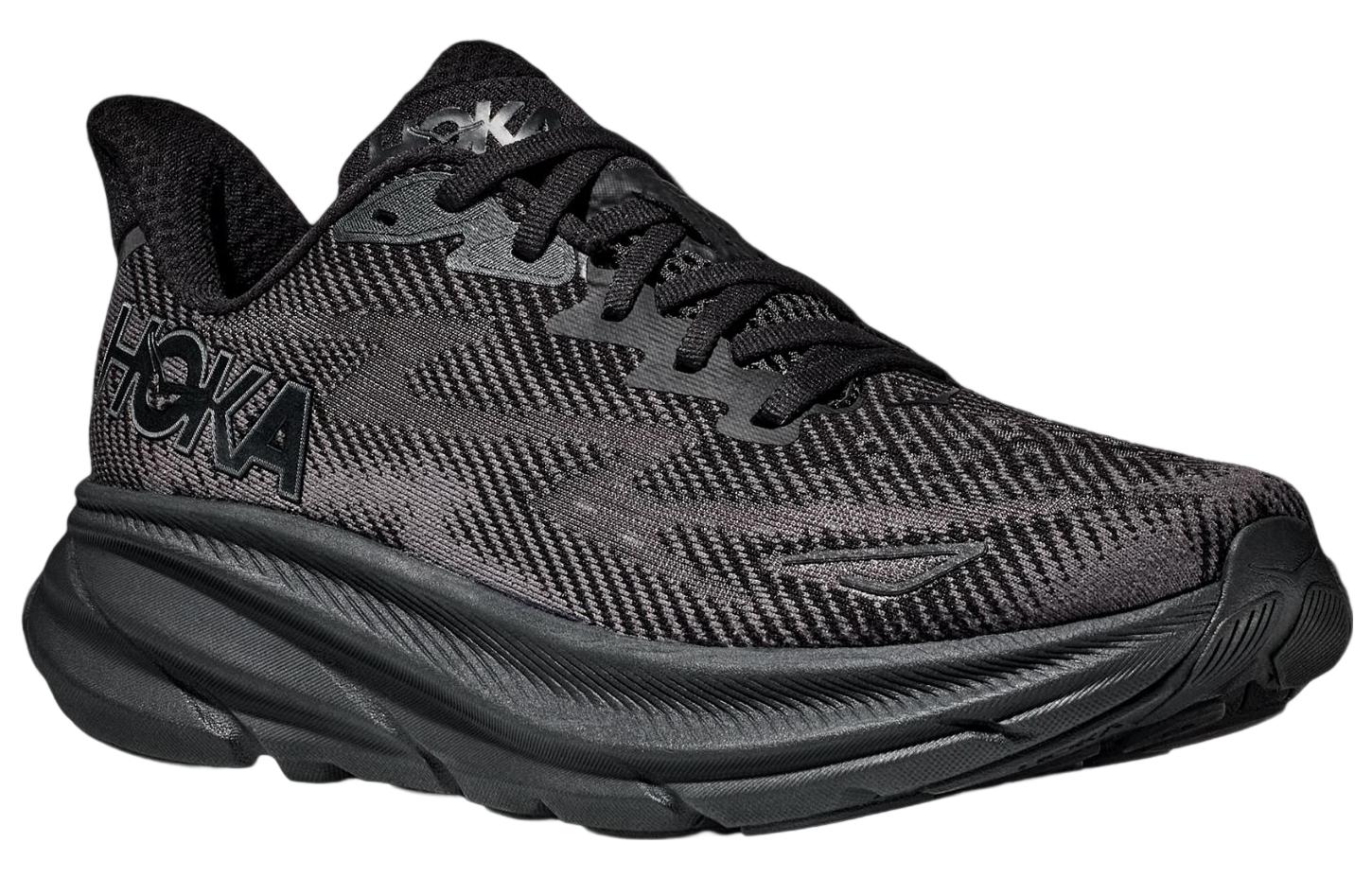 hoka ONE ONE Clifton 9 Wide 'Triple Black' 1132210-BBLC