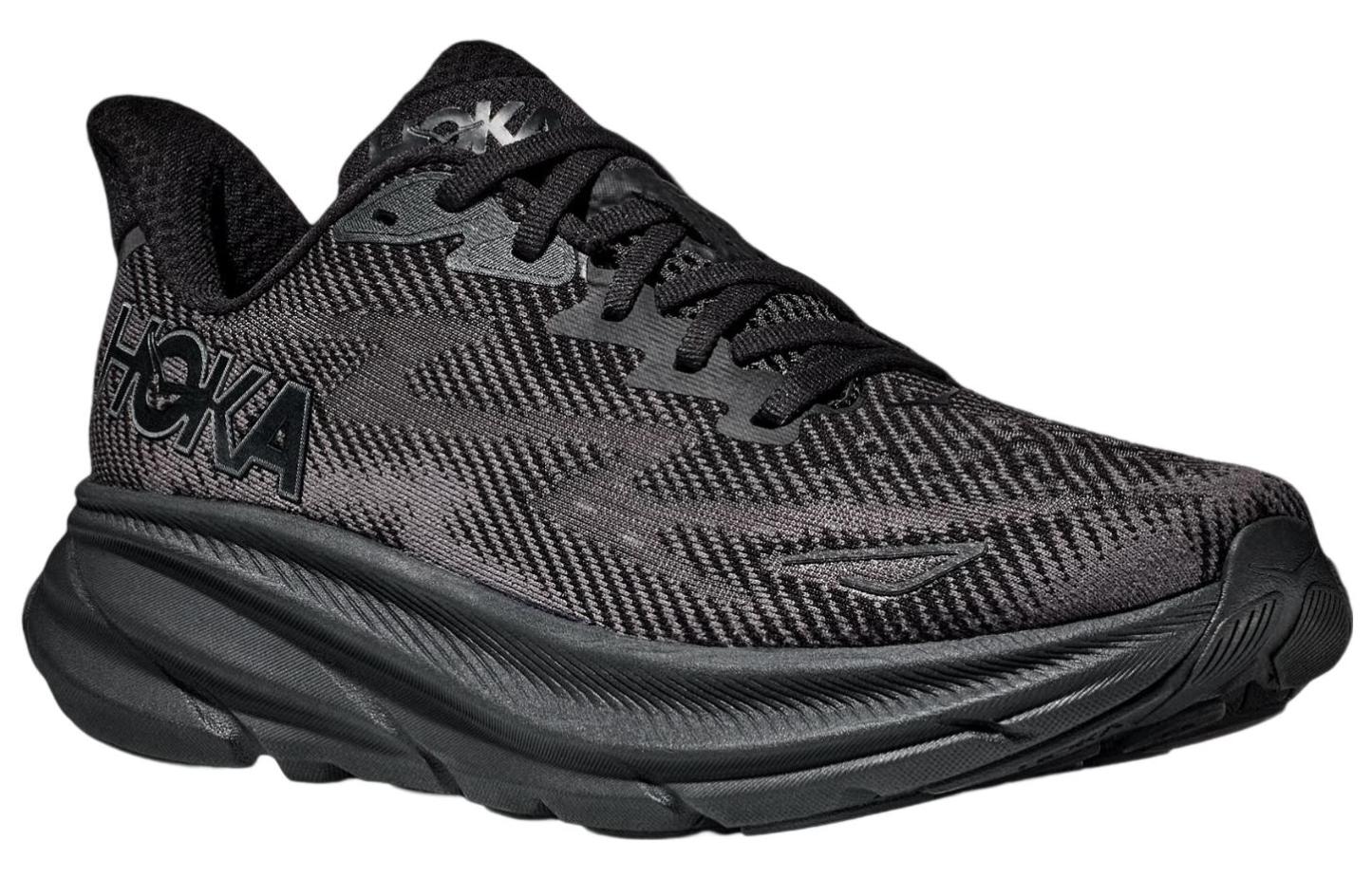 hoka ONE ONE Clifton 9 Wide 'Triple Black' 1132210-BBLC