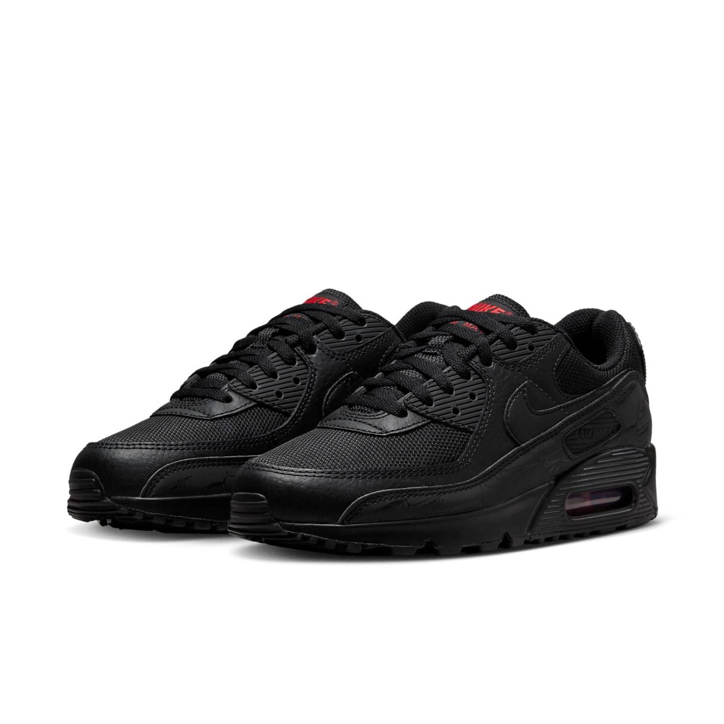 Nitthhke Air Max 90 'Noir Rouge Réfléchissant' DZ4504-003