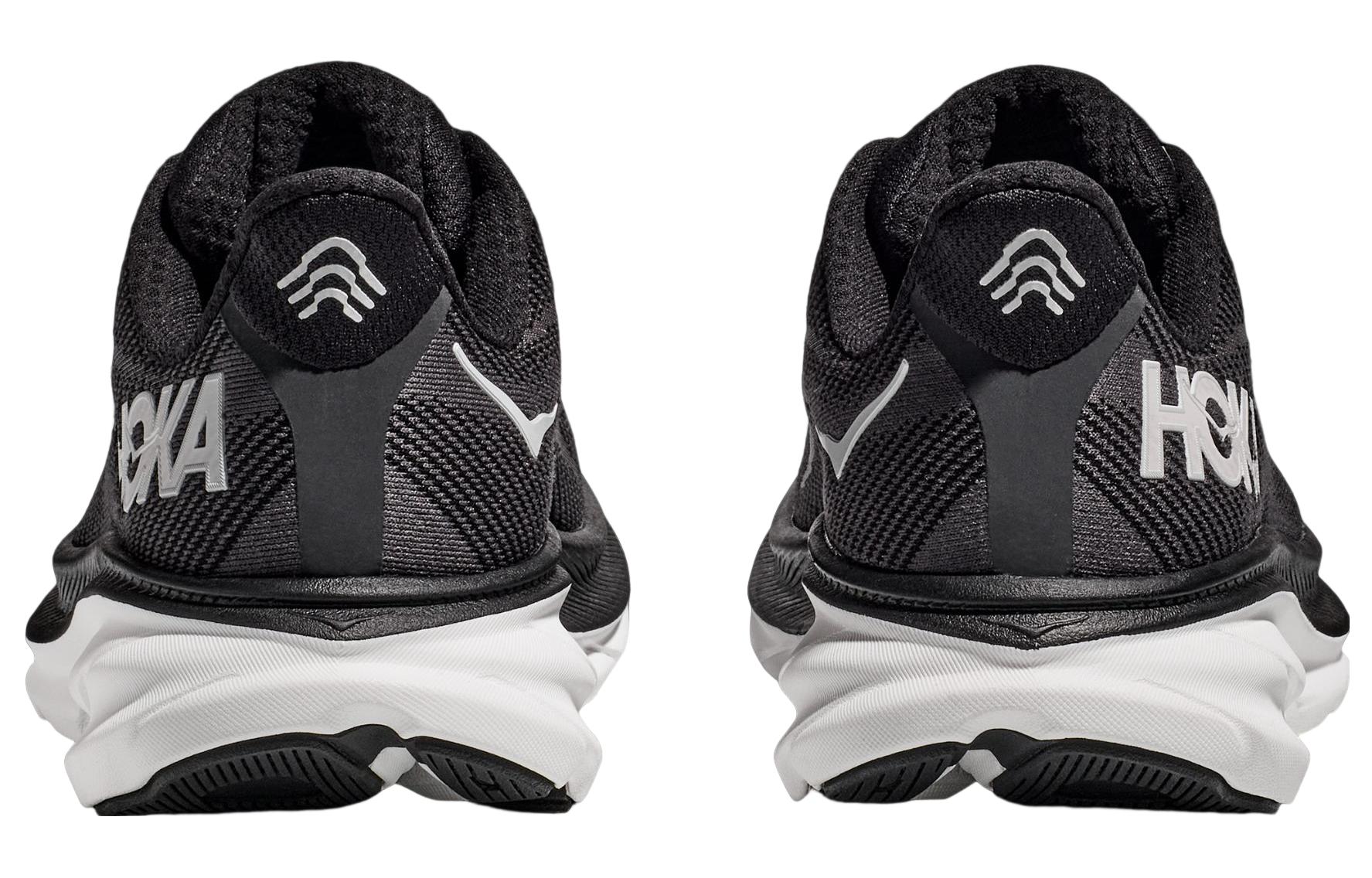 hoka ONE ONE Clifton 9 2E Wide 'Black White' 1132210-BWHT