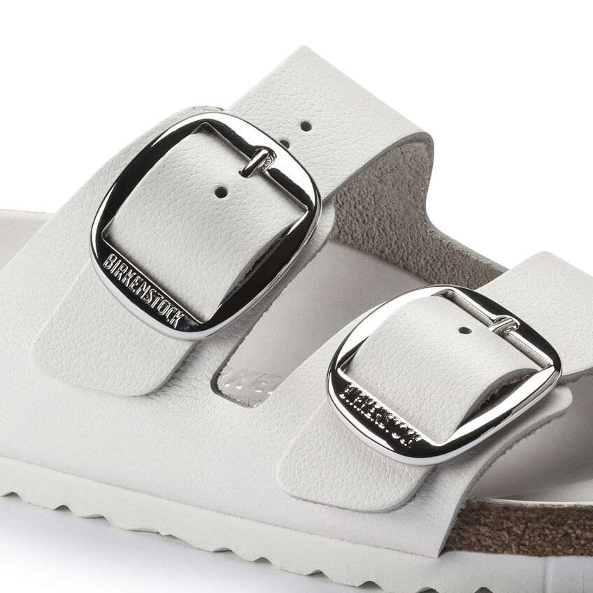 Birketthhnstock Arizona Big Buckle Leather White