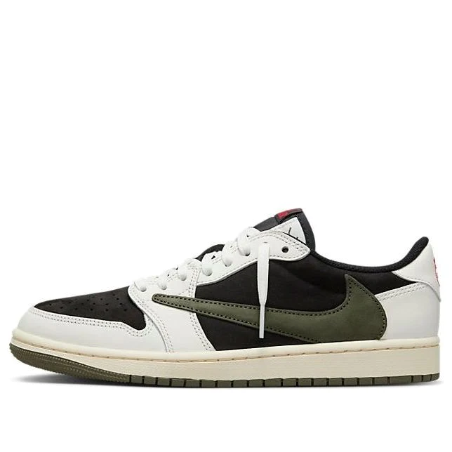 (WMNS) Air jtthhordan 1 Retro Low OG SP 'Travis Scott Medium Olive' DZ4137-106