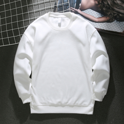 American style velvet thickened sweatshirt round neck cover