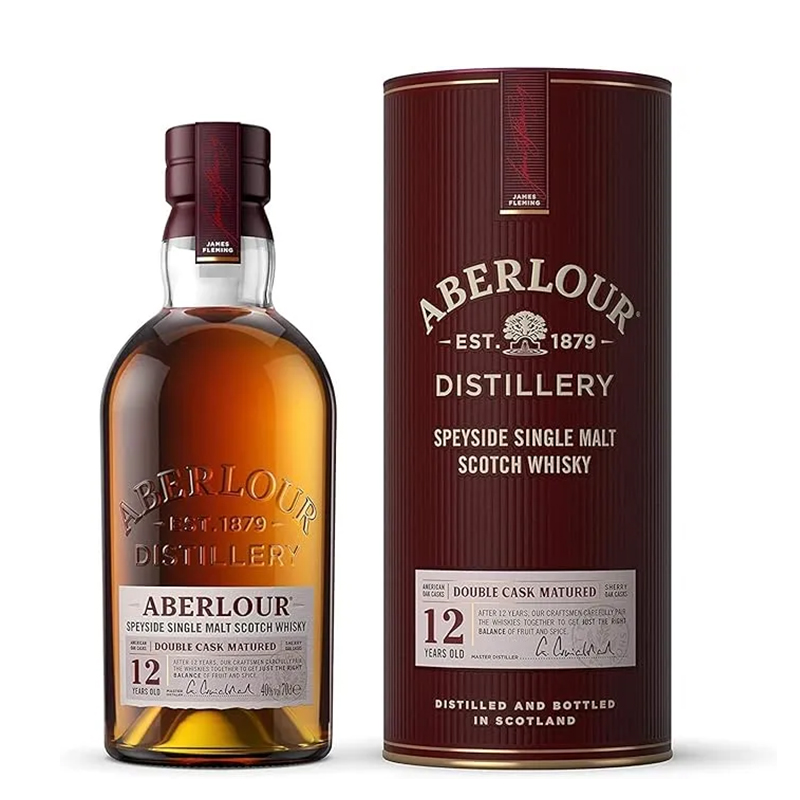 Aberlour 12 Year Old Single Malt Scotch Whisky（3*700ml）