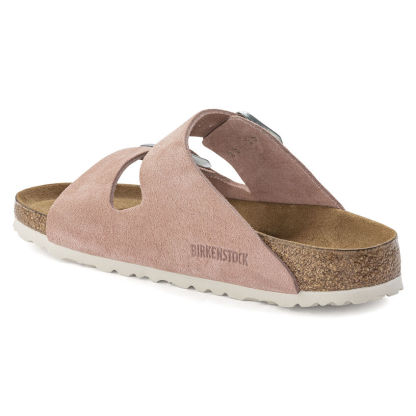 Arizona Soft Footbed Suede Leather Pink Clay
