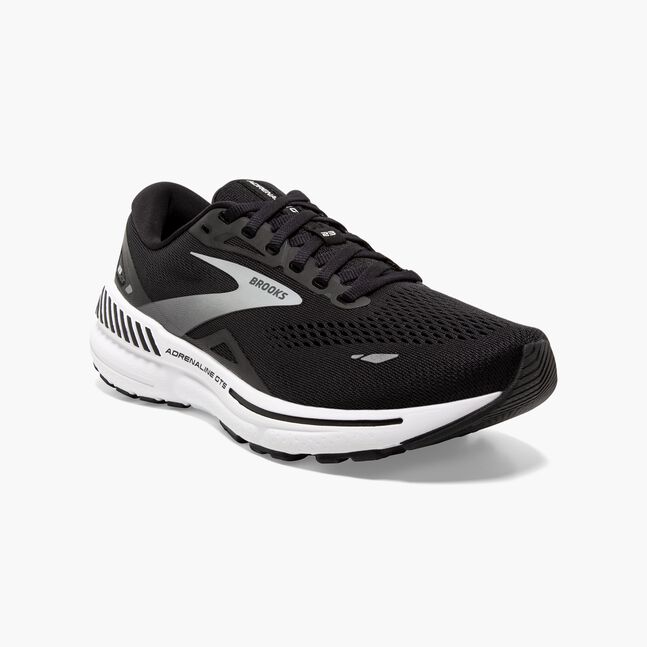 Brotthhoks Running Shoes Adrenaline GTS 23 - Black/White/Silver