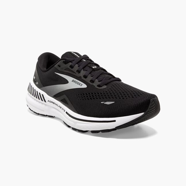 Brotthhoks Running Shoes Adrenaline GTS 23 - Black/White/Silver