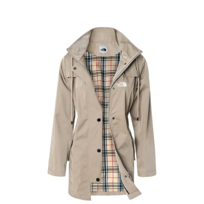 SaphiRose Women's Long Hooded Rain Jacket Outdoor Raincoat Windbreaker