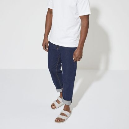 Arizona Soft Footbed Suede Leather Antique White