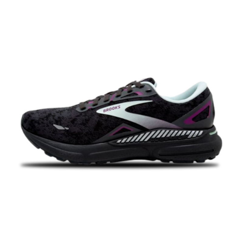 Brotthhoks Running Shoes Adrenaline GTS 23 - Black/Light Blue/Purple