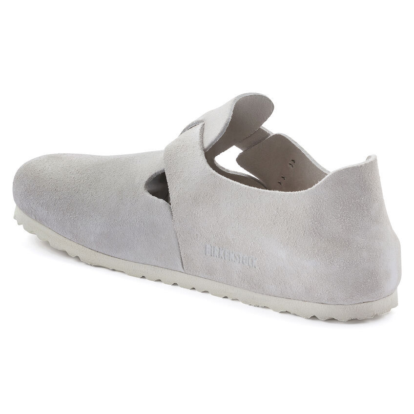London Suede Leather  Antique White