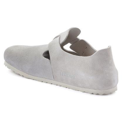 London Suede Leather  Antique White