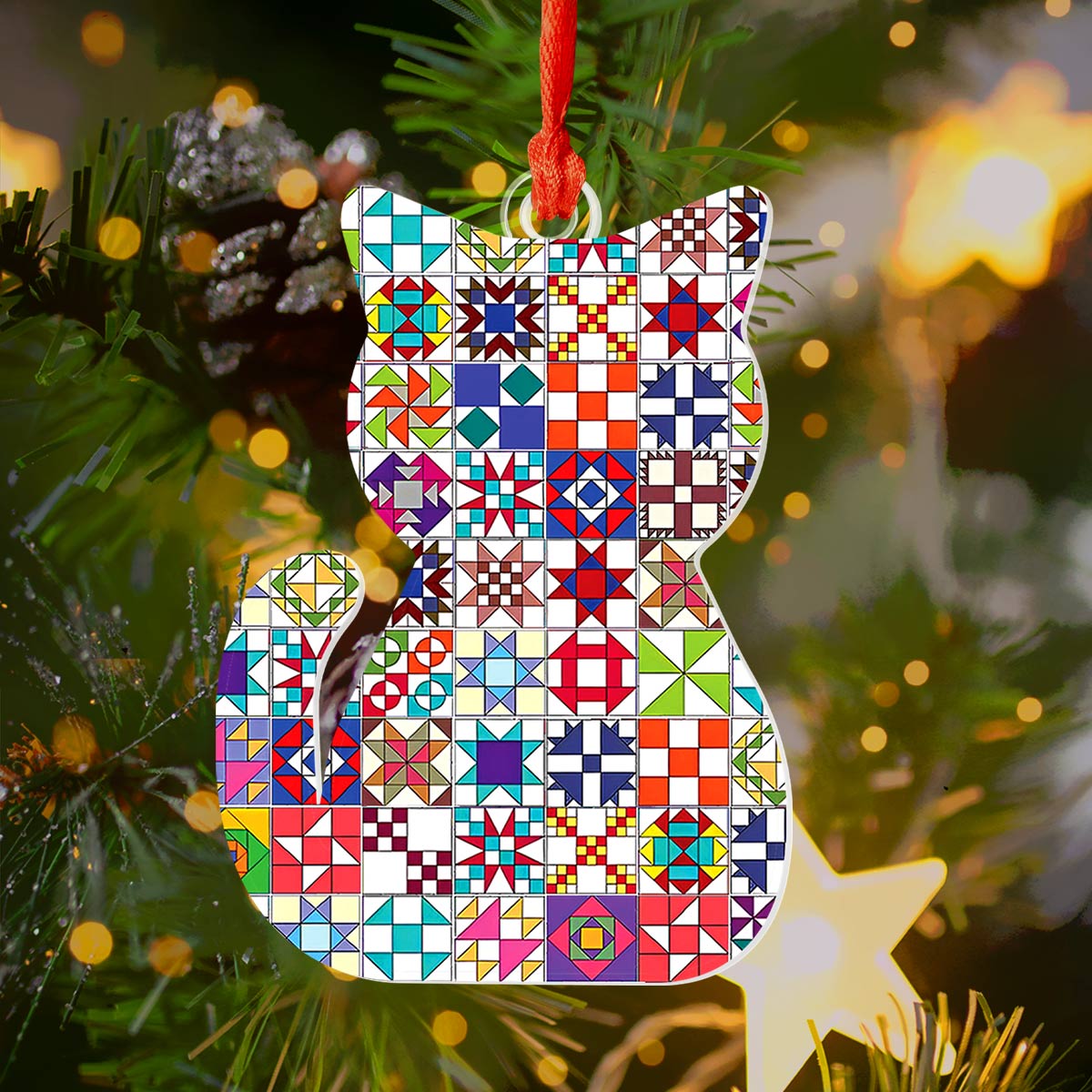 Sewing Quilt Block Ornaments