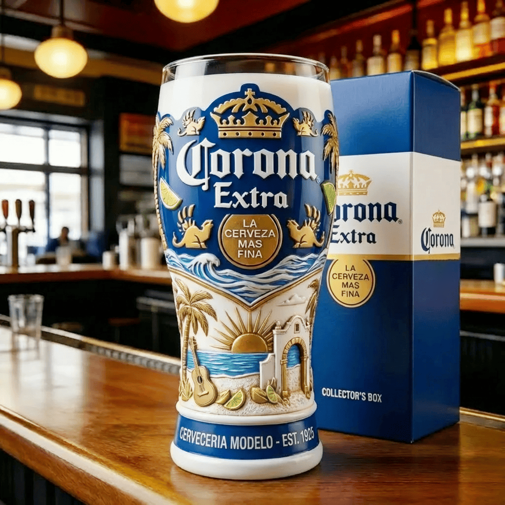 The Corona Extra 100th Anniversary Heritage Glass