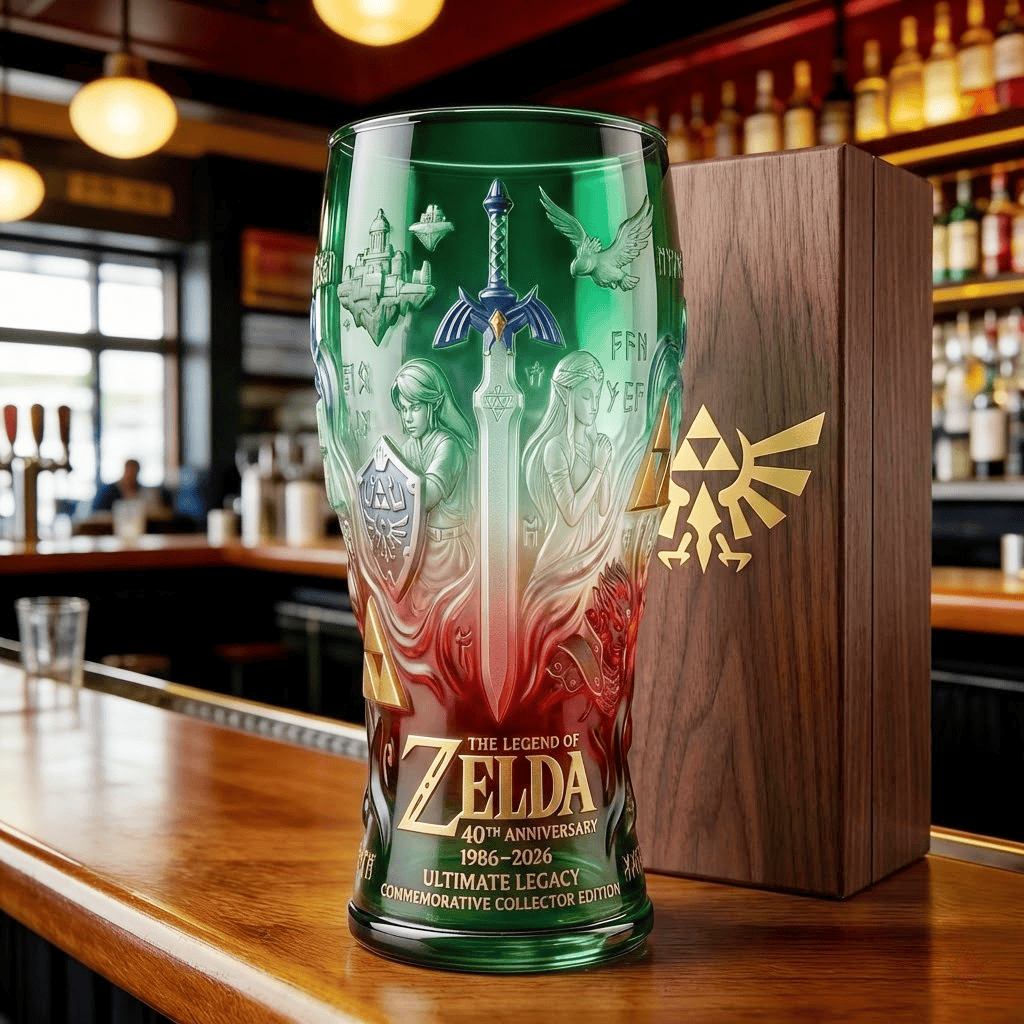 The Legend of Zelda – 40th Anniversary Glass