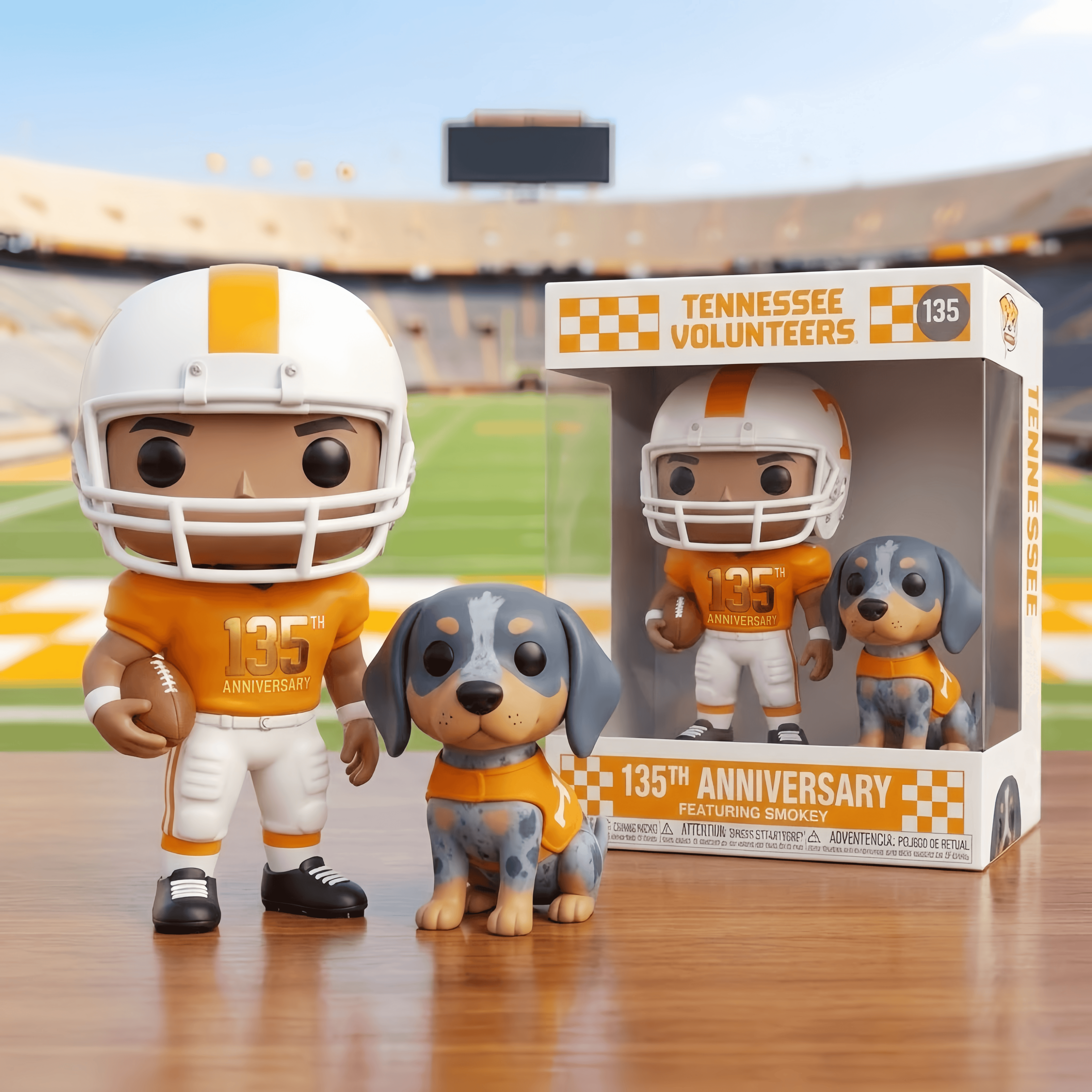 Tennessee Volunteers 135th Anniversary Commemorative Pop Figure