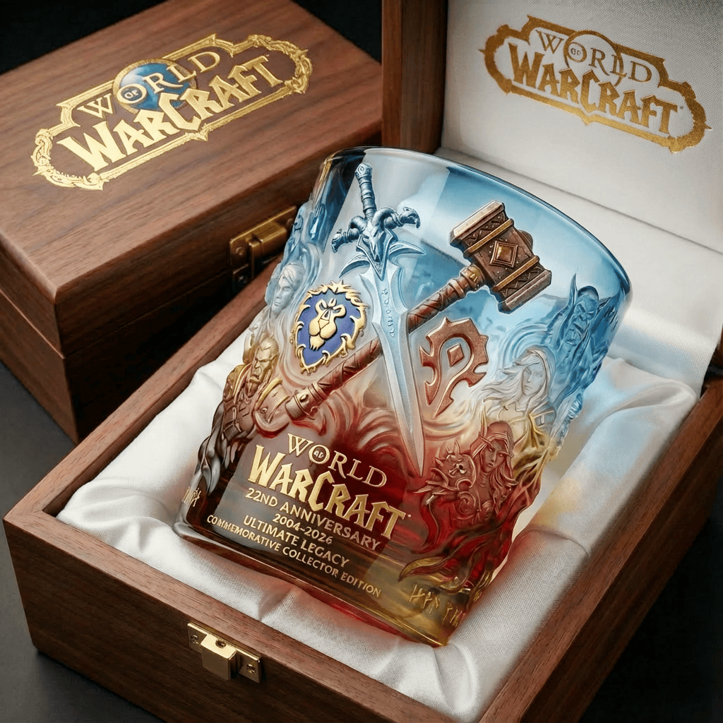 World of Warcraft 22nd Anniversary Glass