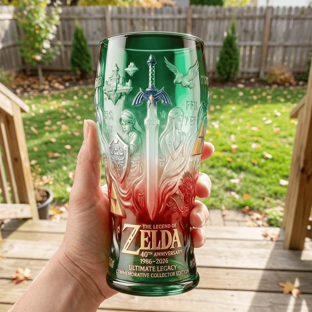 The Legend of Zelda – 40th Anniversary Glass