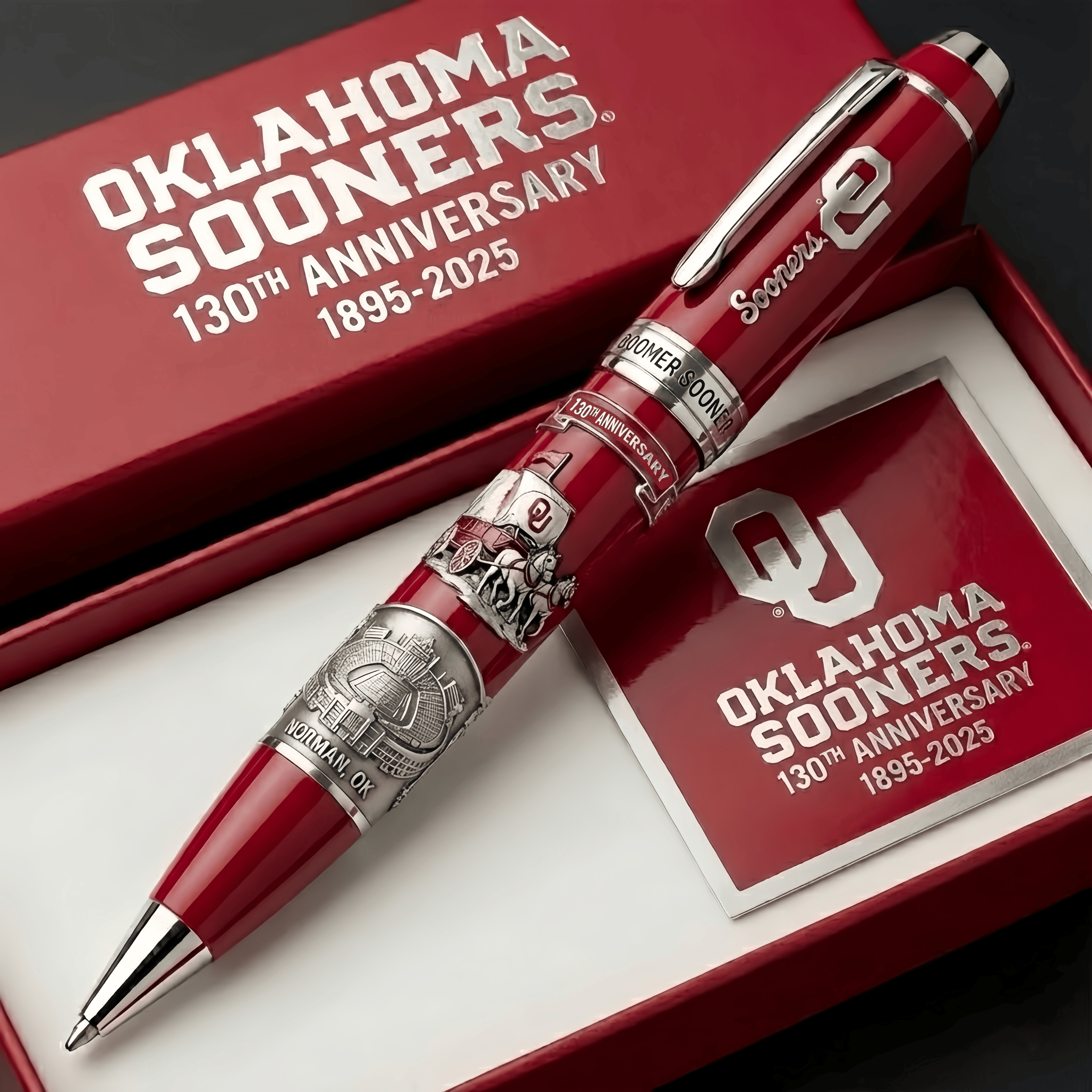 Oklahoma Sooners 130th Anniversary Commemorative Edition Pen