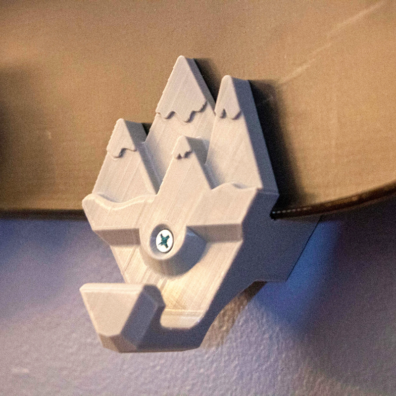 Snowboard Stand--Helmet Hook