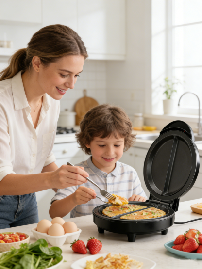 Multifunctional pancake maker, barbecue pizza maker, home breakfast