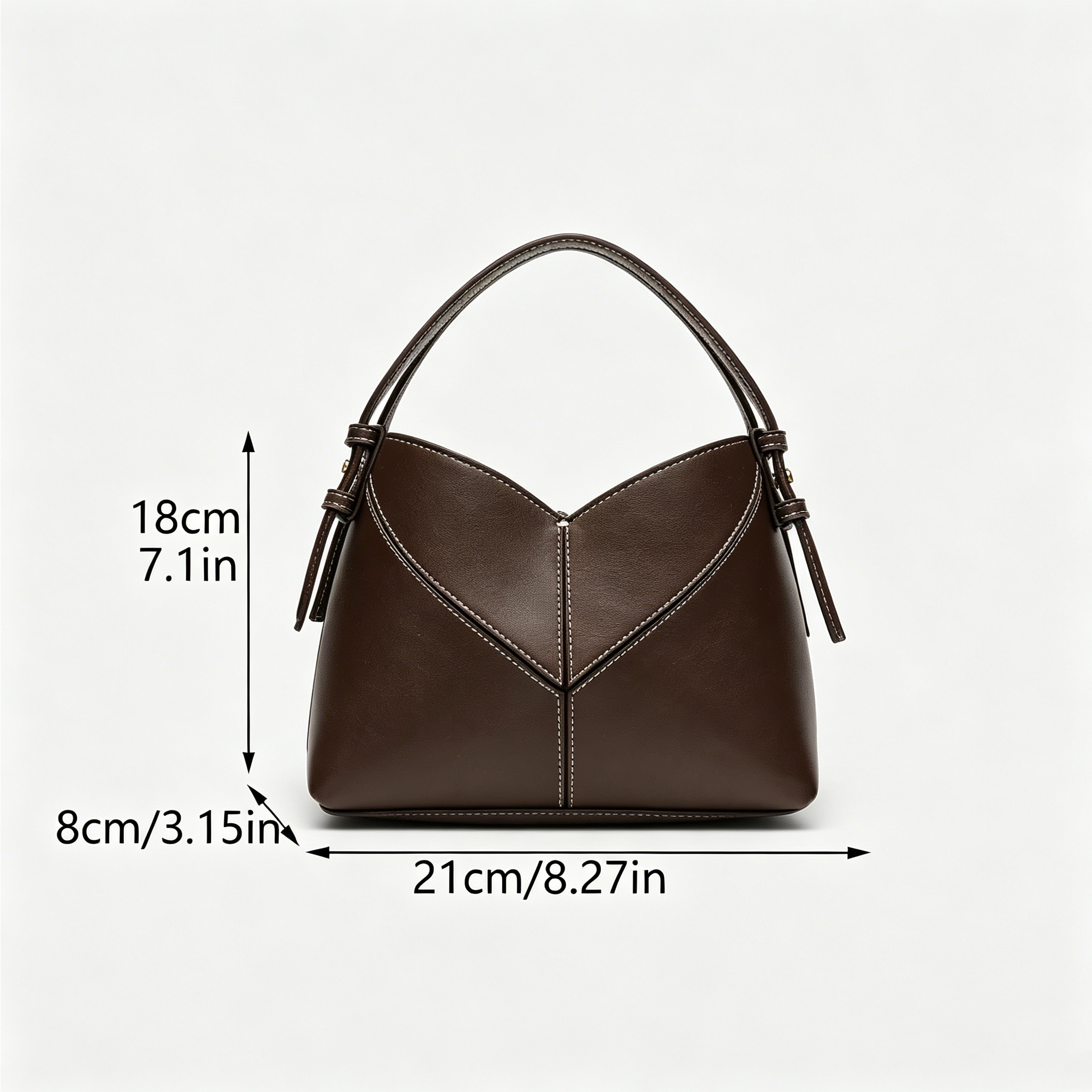 MINI SEAM DETAIL BUCKET BAG