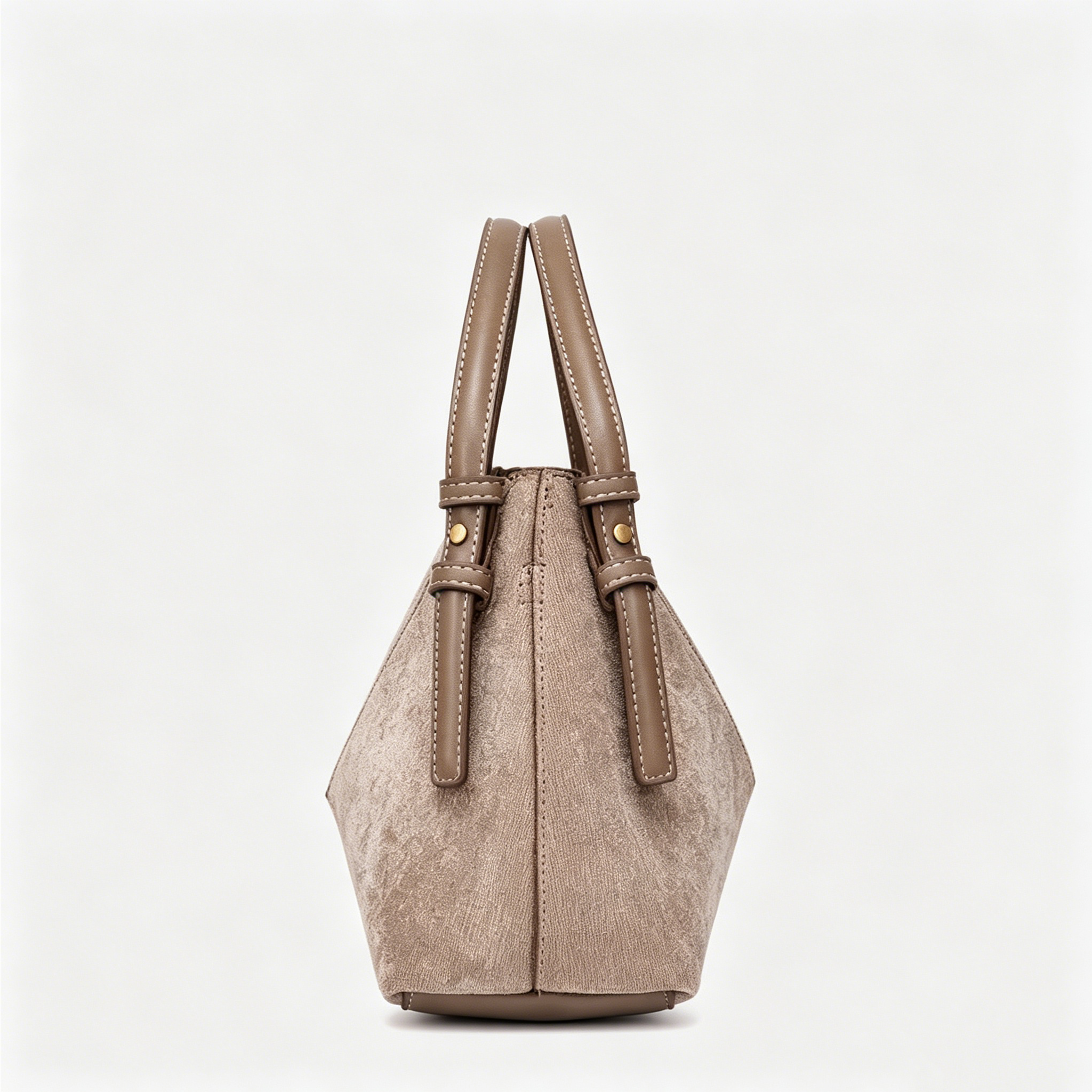 MINI SEAM DETAIL BUCKET BAG
