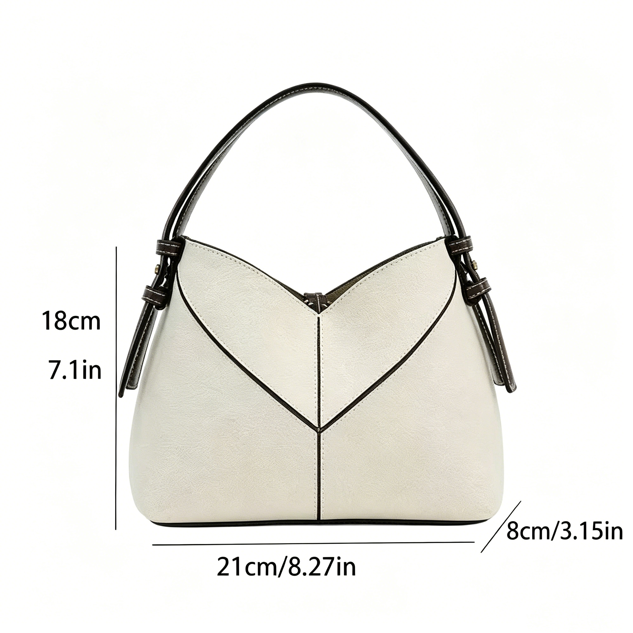 MINI SEAM DETAIL BUCKET BAG