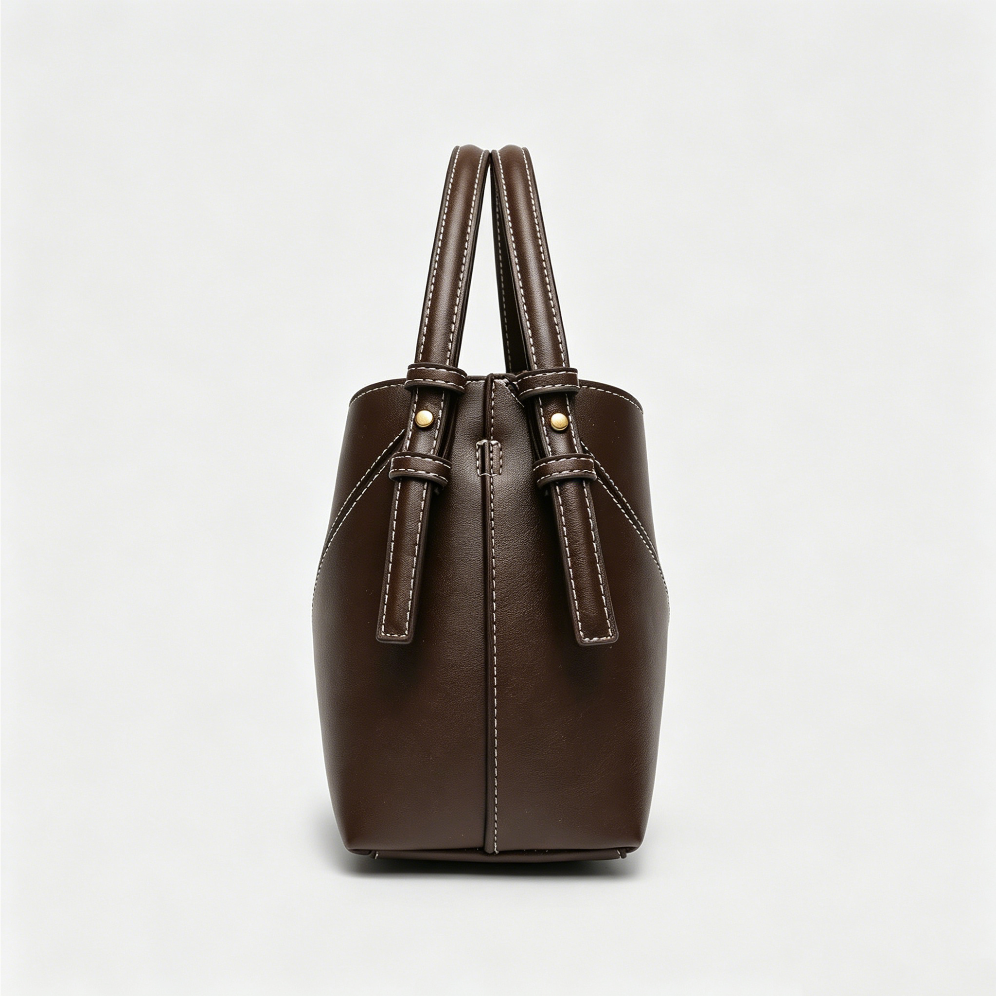 MINI SEAM DETAIL BUCKET BAG
