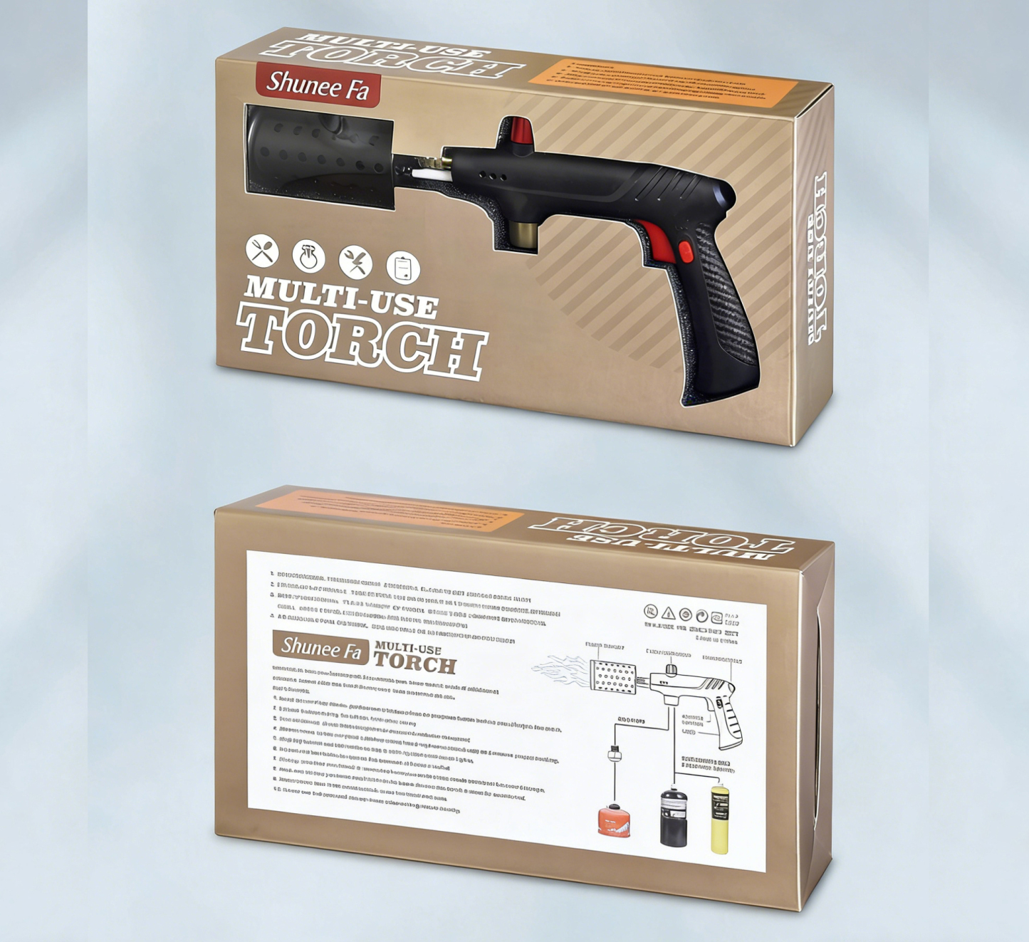 Powerful Propane Torch Gun - Instant Max Fire for Cooking & Outdoor Us