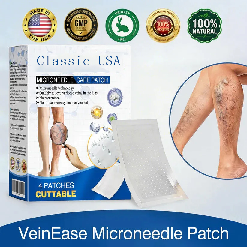 🇺🇸👨‍⚕️✅classicusaoffer® VeinEase Microneedle Care Patch⚡Instant Relief, Long-Term Results