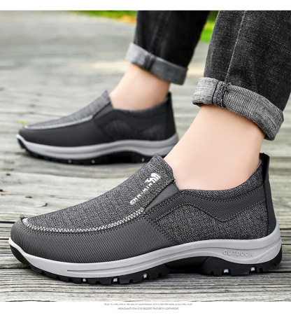 (Limited Time Sale 70% OFF) Men's Slip-On Walking Shoes with Lightweight Cushioned Sole