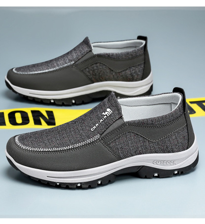 (Limited Time Sale 70% OFF) Men's Slip-On Walking Shoes with Lightweight Cushioned Sole