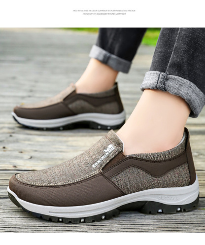 (Limited Time Sale 70% OFF) Men's Slip-On Walking Shoes with Lightweight Cushioned Sole