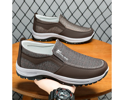(Limited Time Sale 70% OFF) Men's Slip-On Walking Shoes with Lightweight Cushioned Sole
