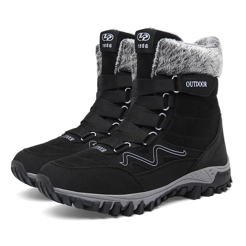 🔥HOT SALE-Men’s Keep Warm Waterproof Orthopedic Snow Boots Hiking Boo