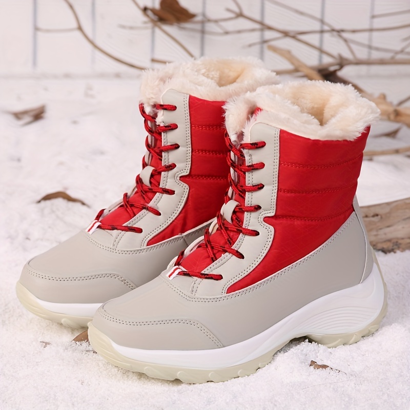 🔥Last Day Promotion 50% OFF - Women's Comfortable And Warm Genuine Leather Wool Snow Boots