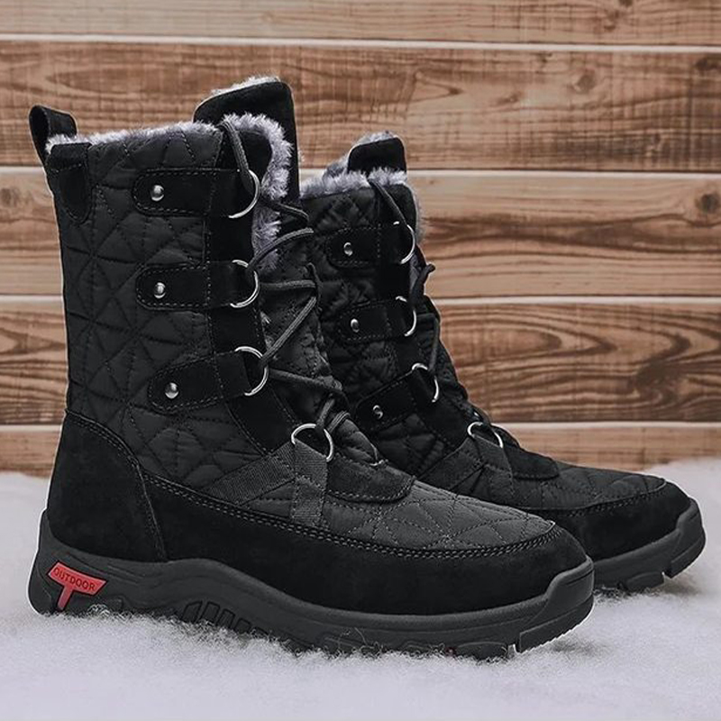 🔥Hot Sale-Men's Genuine Leather Comfortable Snow Boots Warm Boots Combat Boots