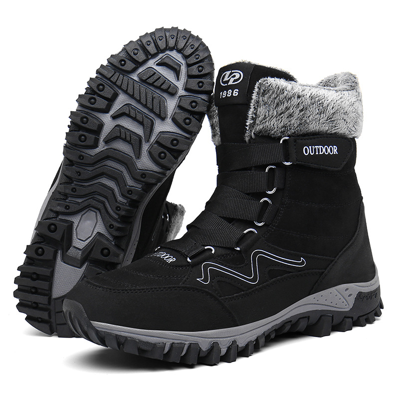 🔥HOT SALE-Men’s Keep Warm Waterproof Orthopedic Snow Boots Hiking Boots