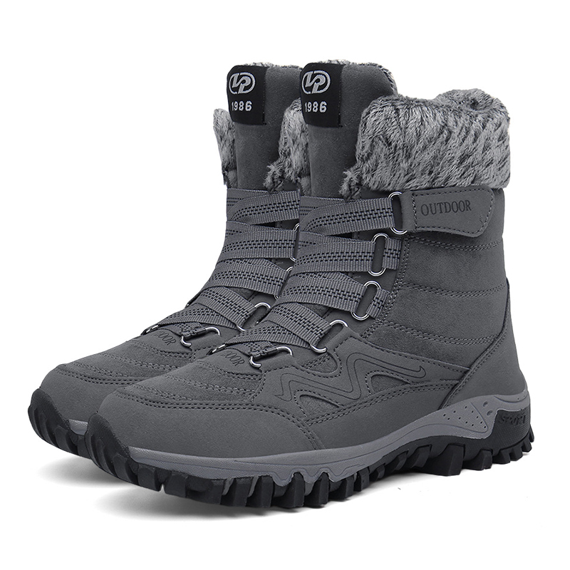 🔥HOT SALE-Men’s Keep Warm Waterproof Orthopedic Snow Boots Hiking Boots