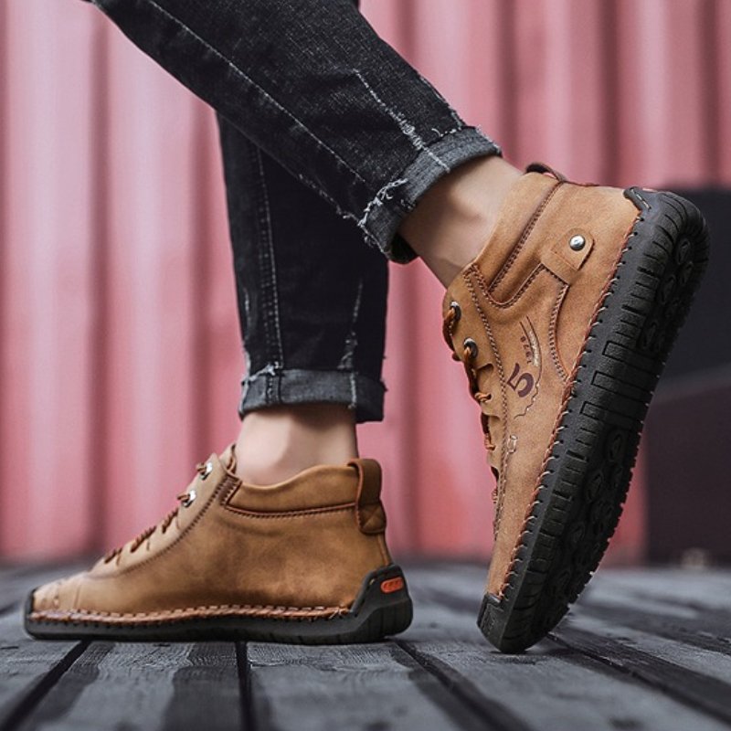 ReliefFoot™⏰Promotion - 70% OFF🔥Soft Leather Vintage Orthotic Shoes for Men