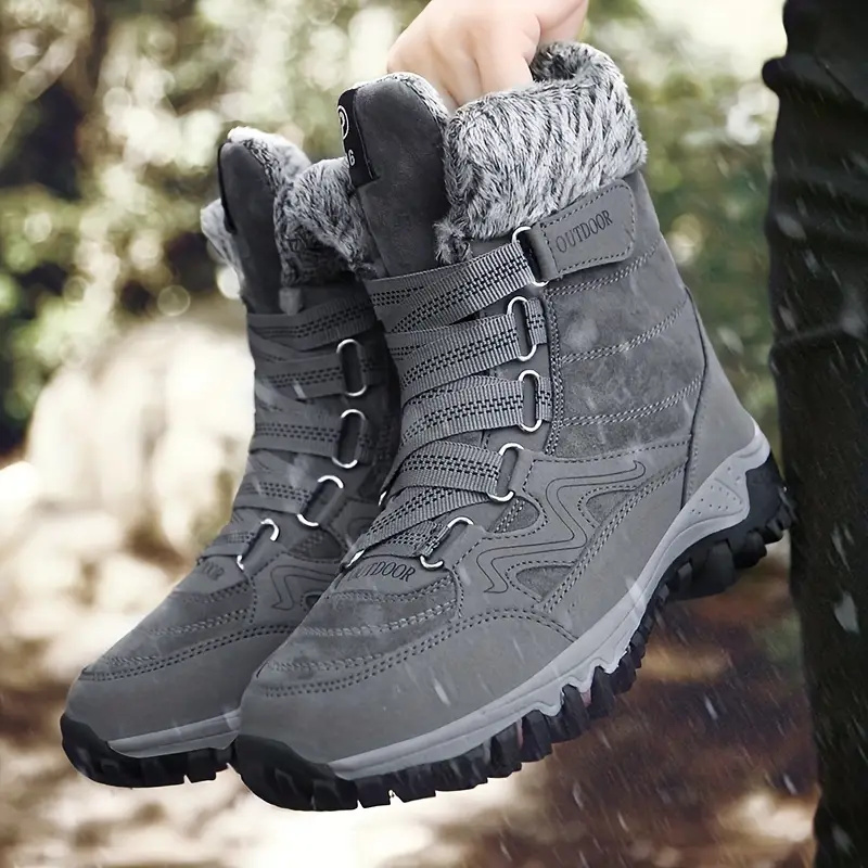 🔥HOT SALE-Men’s Keep Warm Waterproof Orthopedic Snow Boots Hiking Boots