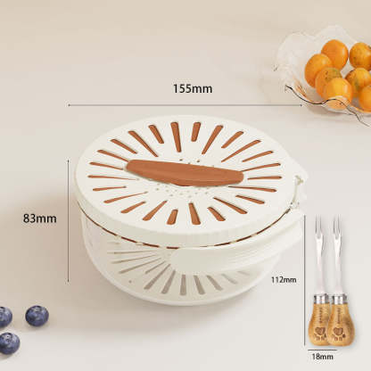 2-in-1 Draining and Preservation Basket: Simplify Washing & Storing