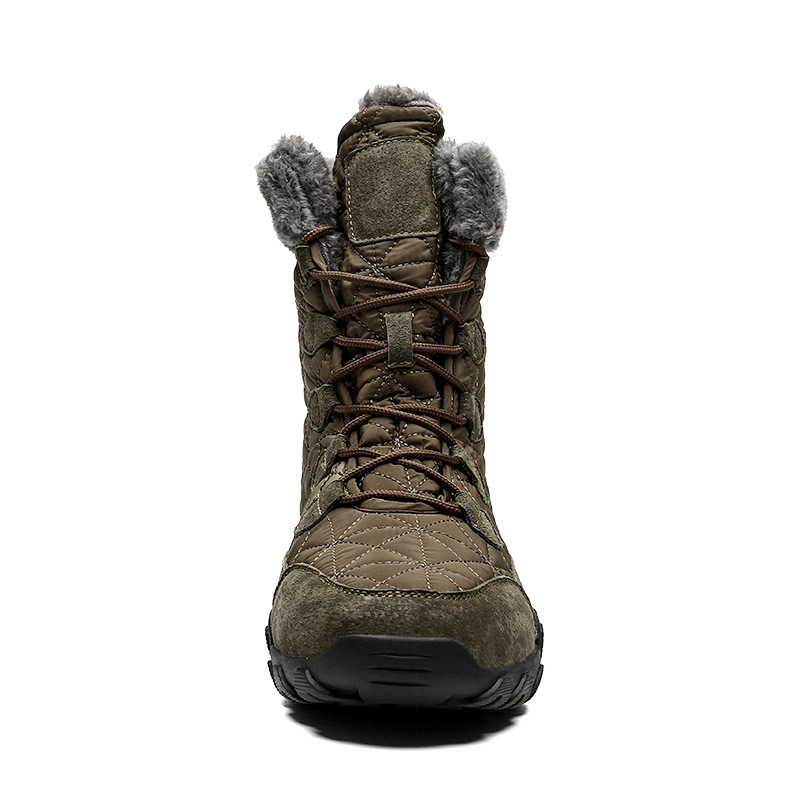🔥HOT SALE-Men's Comfortable Waterproof Fleece Snow Combat Boots