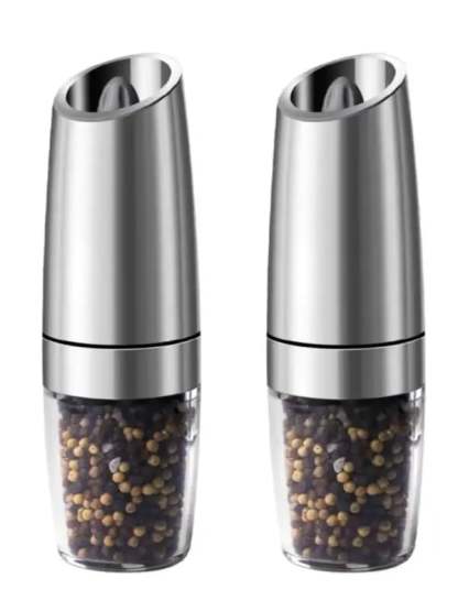 (Pack of 2) Salt and pepper grinder that combines good looks and performance