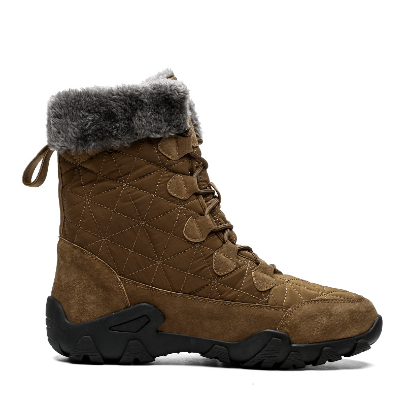 🔥HOT SALE-Men's Comfortable Waterproof Fleece Snow Combat Boots
