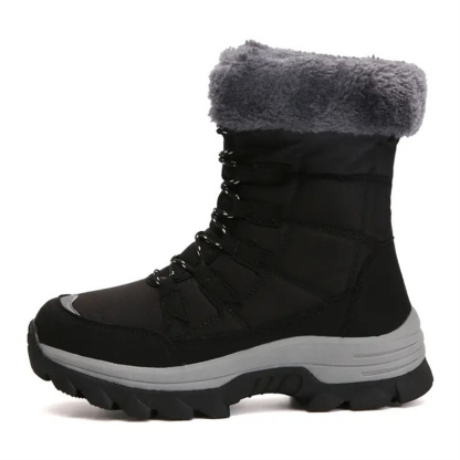 Dallader Women's Plush Lining Warm Waterproof  High Cut Thickened Snow Boots