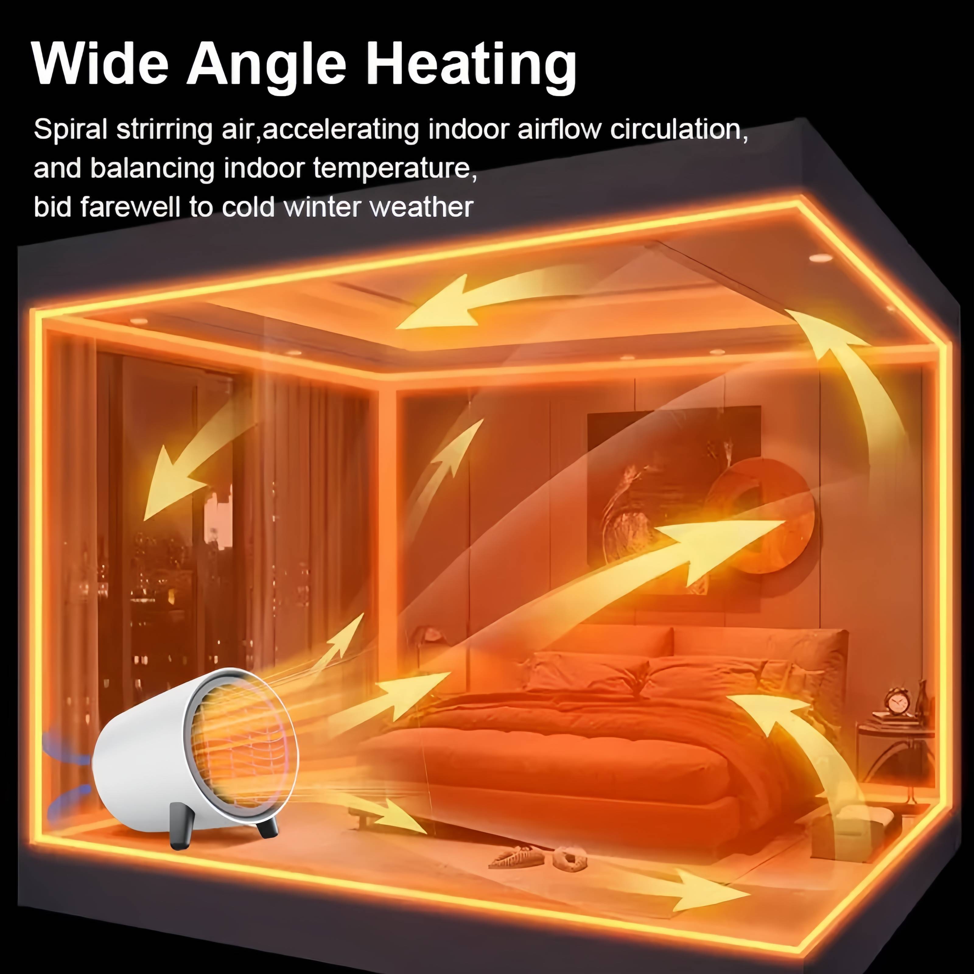 ❄️ A must-have for winter heating: a fan heater 🔥🌀