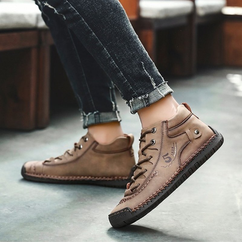 ReliefFoot™⏰Promotion - 70% OFF🔥Soft Leather Vintage Orthotic Shoes for Men